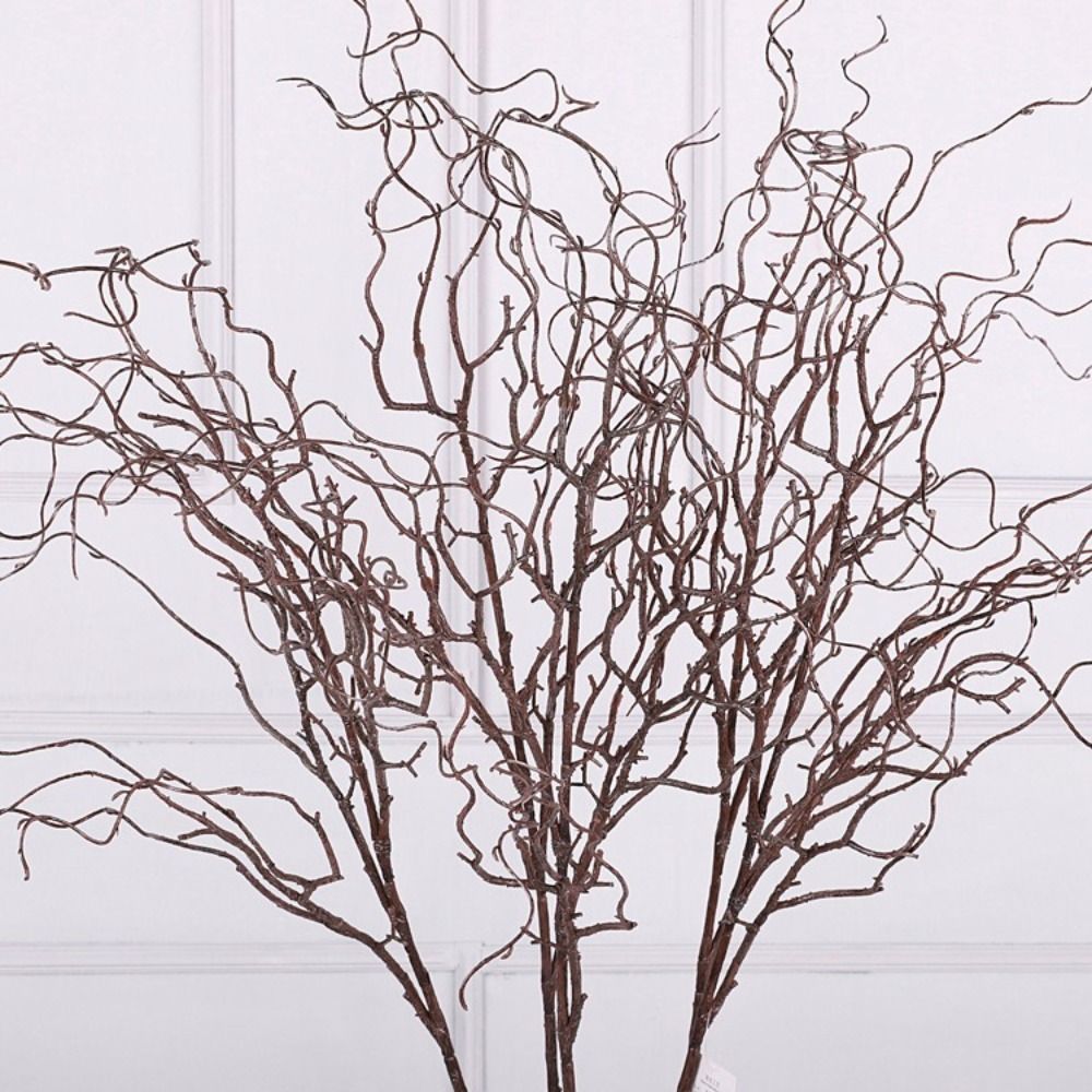 Branch Curly Willow - 120cm Length Artificial Willow Branch Realistic