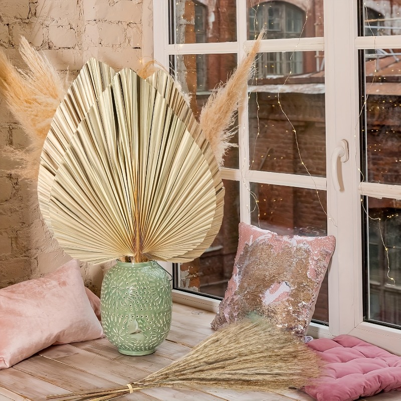 105Pcs Bulk Dried Pampas Grass - Palm Leaf Dried review and price